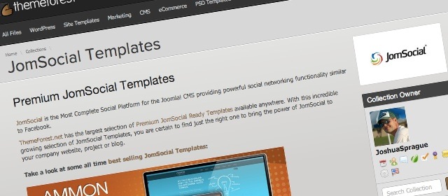 theme forest for JomSocial